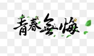 无悔的青春 无悔的青春