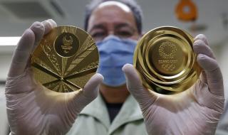 奥运会唯一纯金金牌