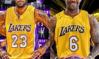 詹姆斯湖人6号球衣图片 詹姆斯湖人6号球衣图片